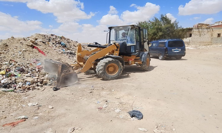 استمرار الجهود المكثفة للنظافة والتجميل ورفع الإشغالات بالفيوم