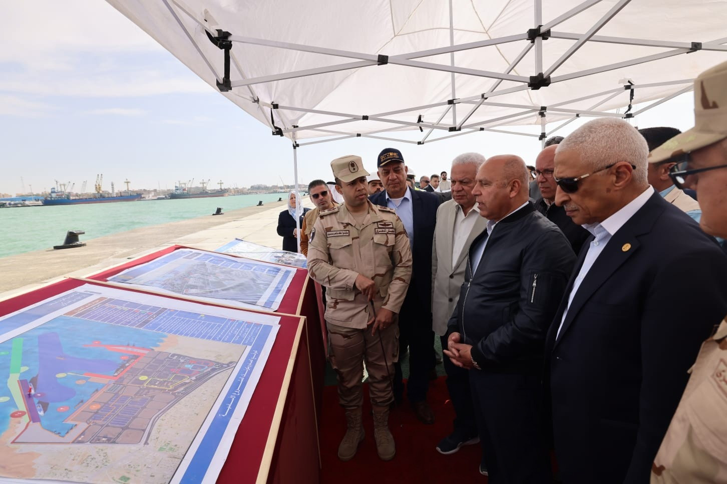 وزير النقل وميناء العريش