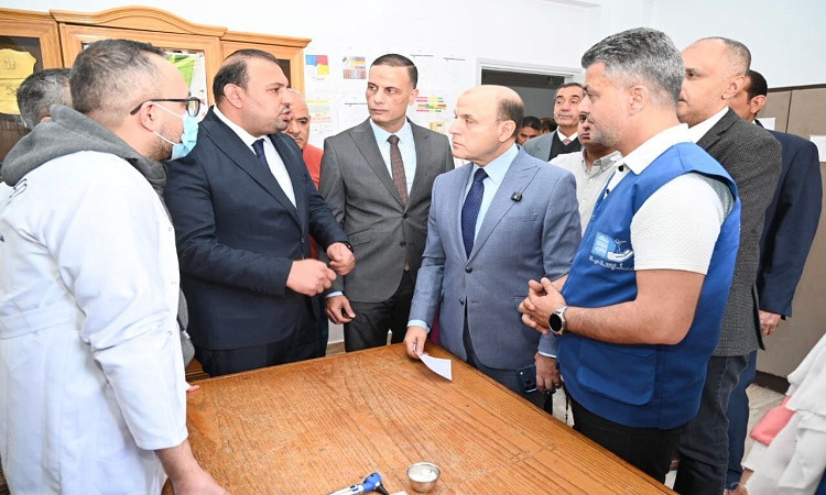 محافظ الغربية يتفقد مركز الرعاية الصحية الأولية بقرية بنا أبو صير