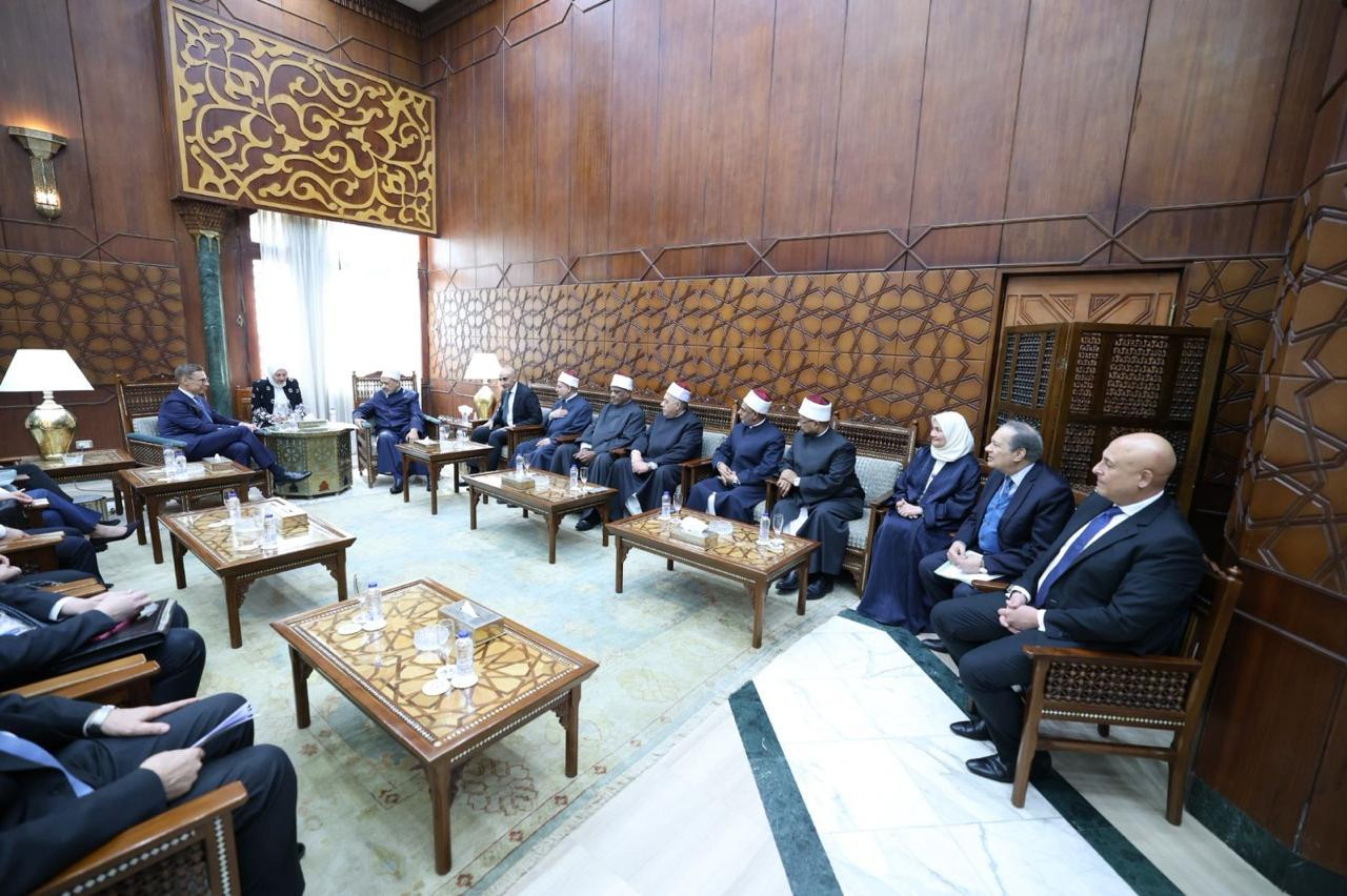 شيخ الأزهر يستقبل رئيس فنلندا