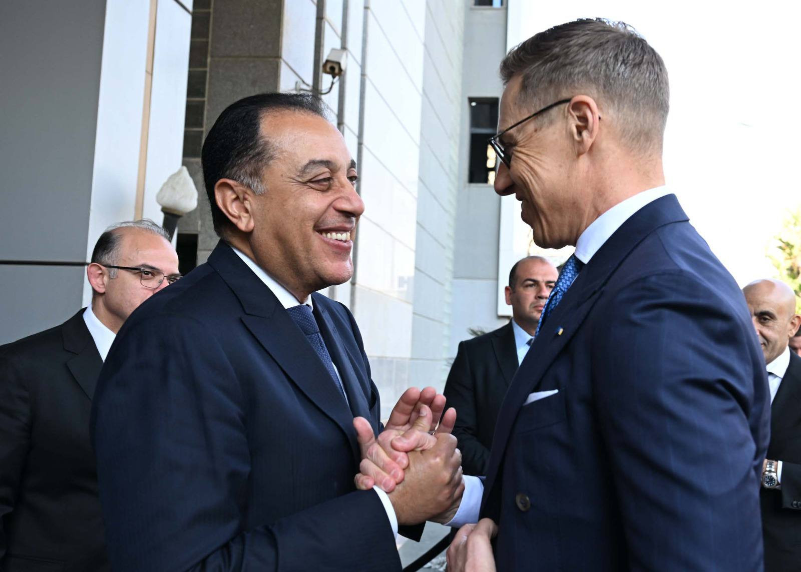 مدبولي ورئيس فنلندا