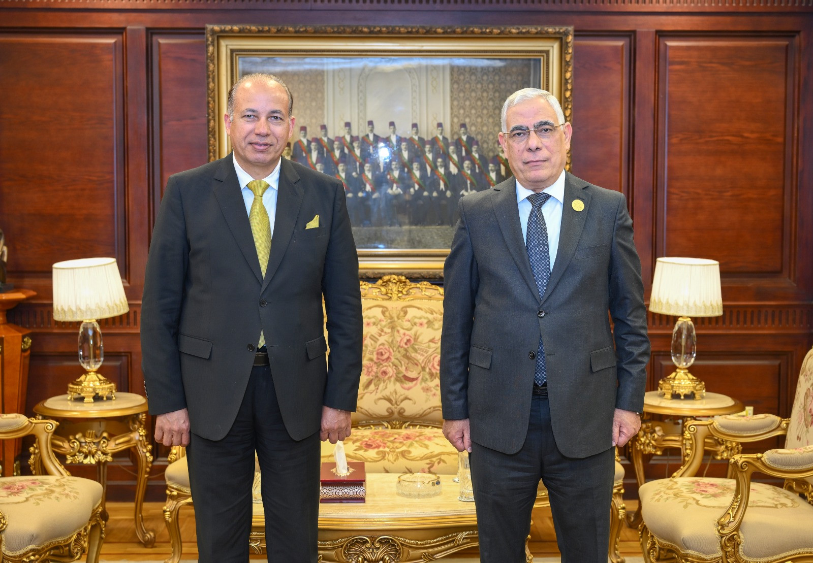 النائب العام يستقبل رئيس جامعة المنصورة