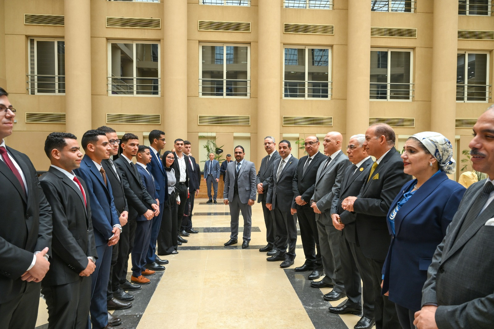 النائب العام يستقبل رئيس جامعة المنصورة