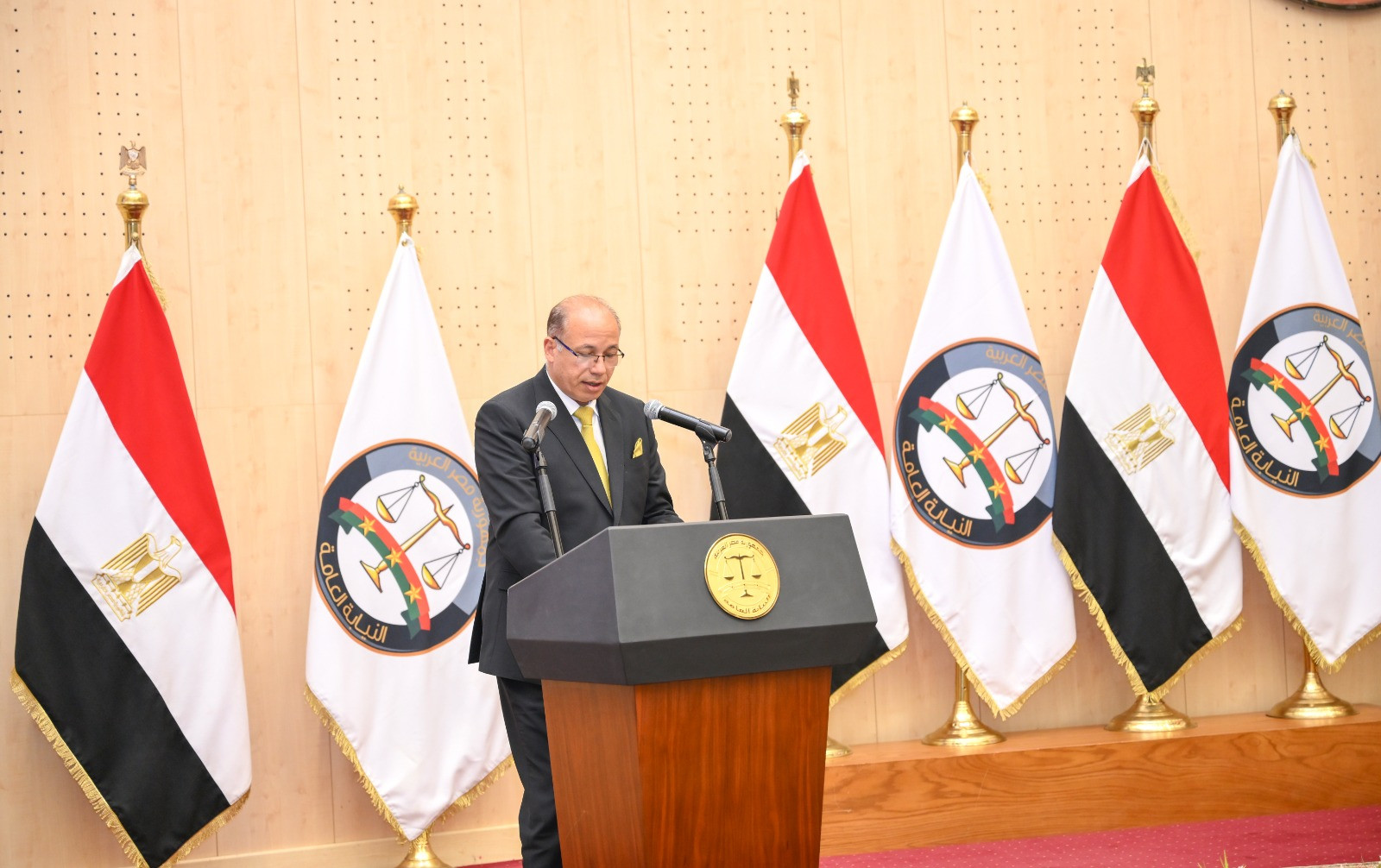 النائب العام يستقبل رئيس جامعة المنصورة