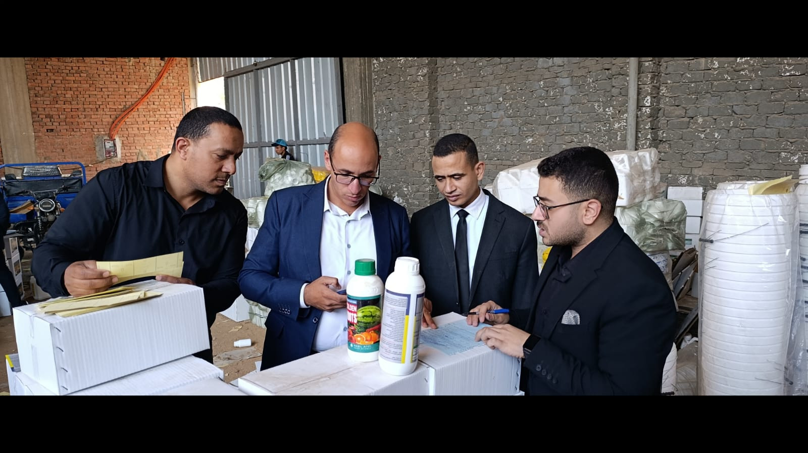 ضبط مصنغ بالجيزة