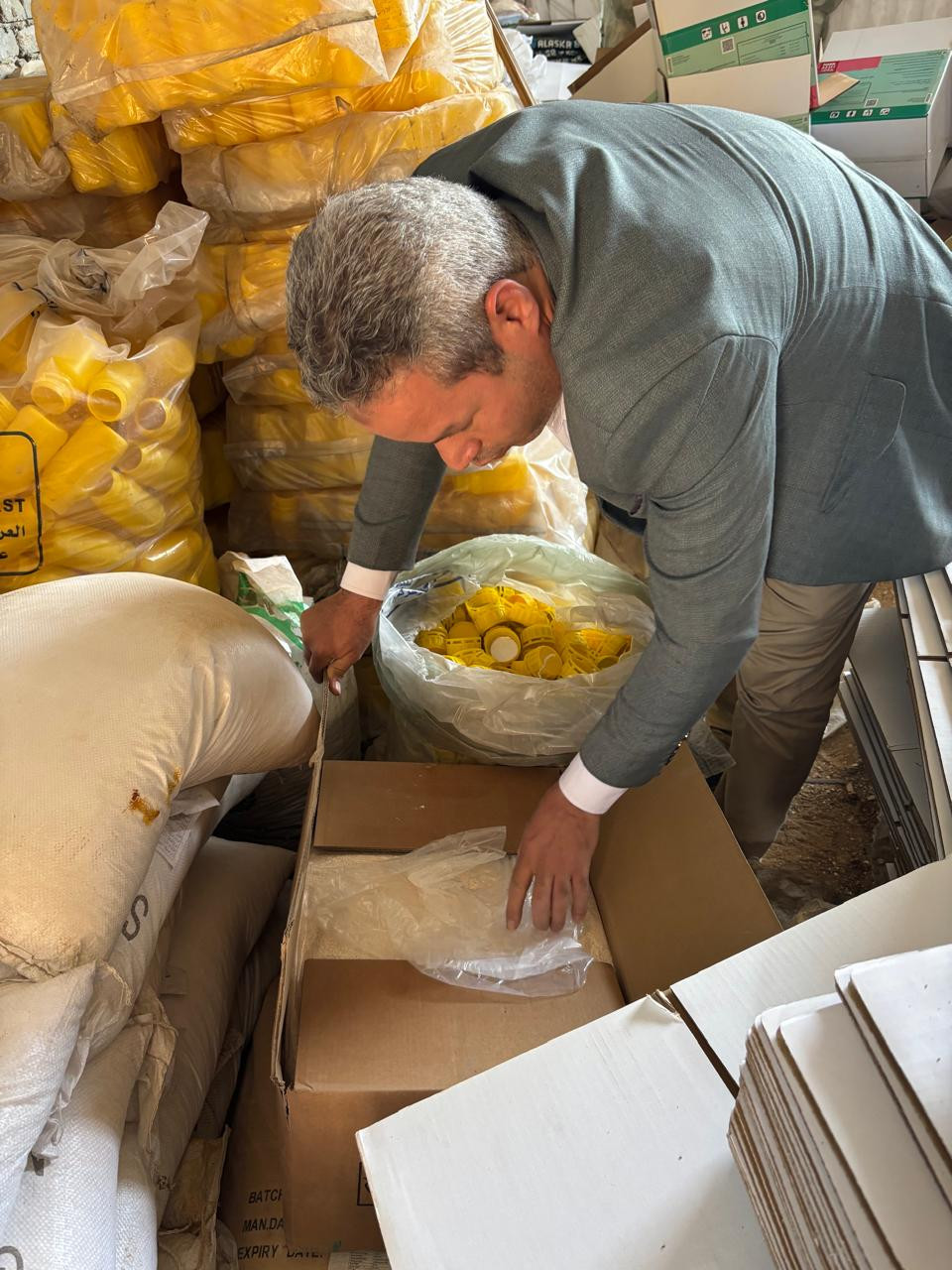 ضبط مصنغ بالجيزة