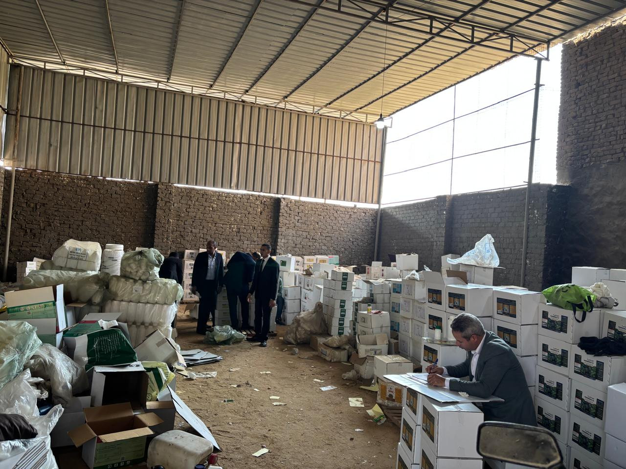 ضبط مصنغ بالجيزة