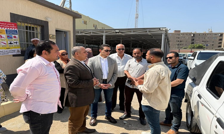 نائب محافظ الفيوم يتفقد الأعمال النهائية لتطويرمواقف