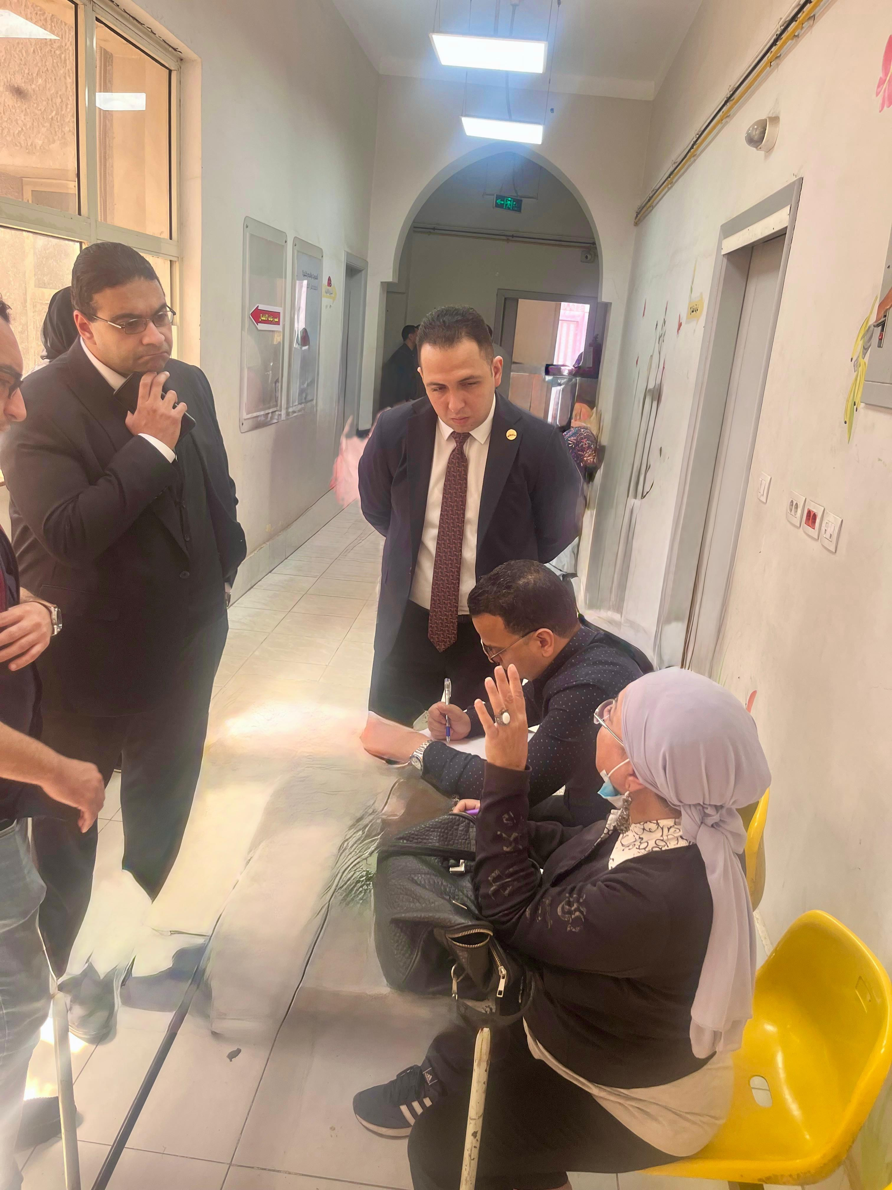 النيابة الإدارية تجري معاينة
