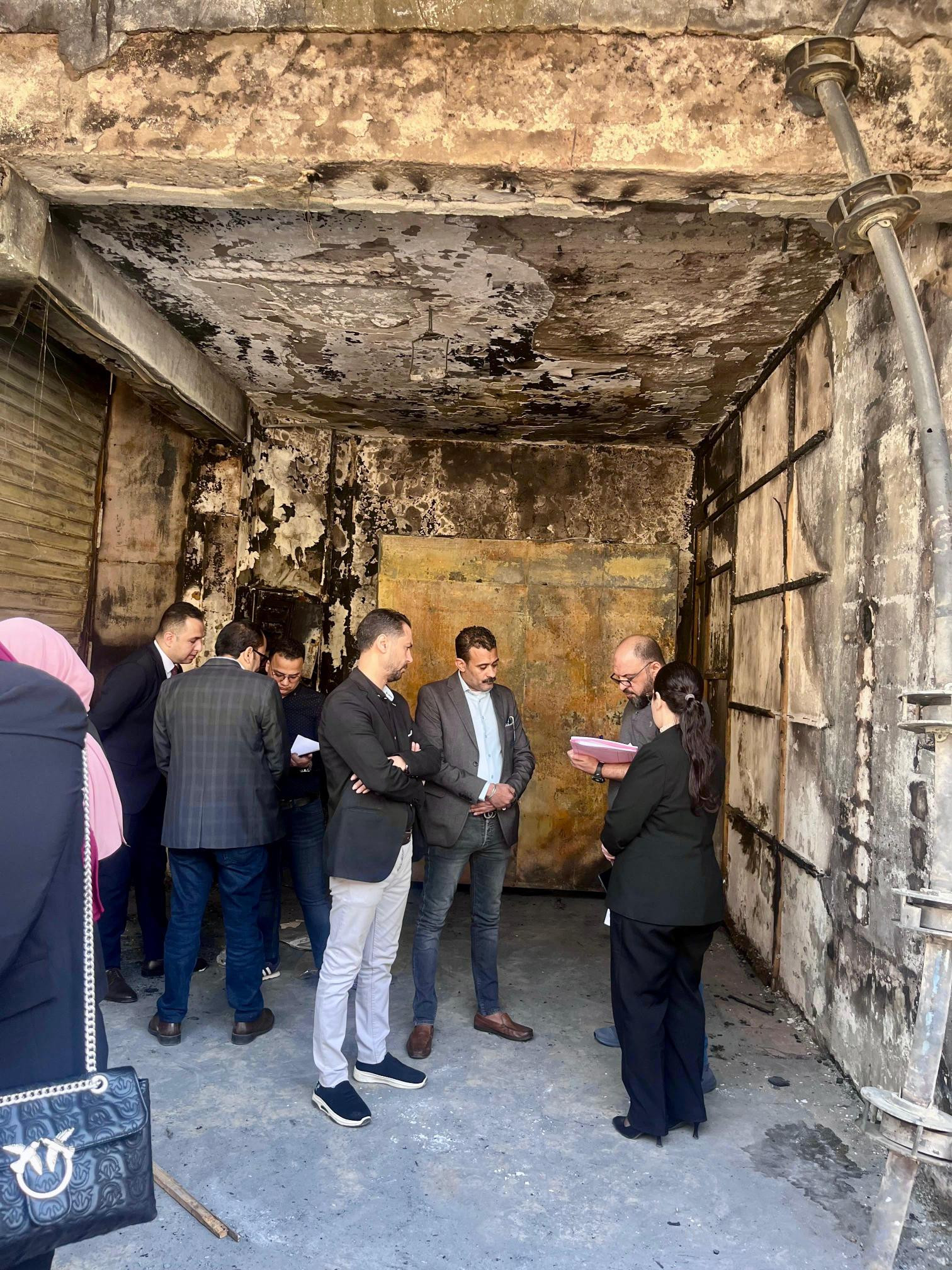 النيابة الإدارية تجري معاينة