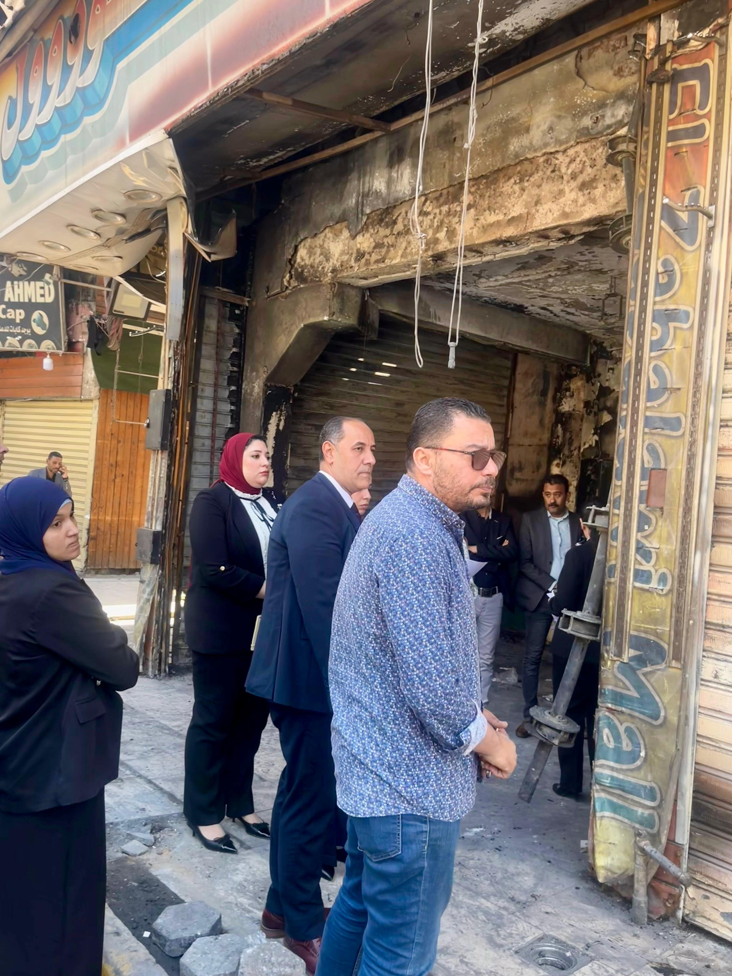 النيابة الإدارية تجري معاينة