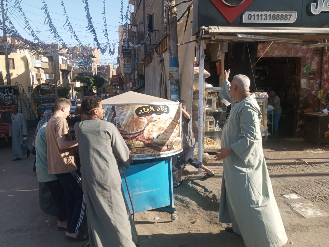 محافظ قنا: إزالة 37 كشكا وحالة إشغال بشوارع مدينة دشنا لضبط المظهر الج