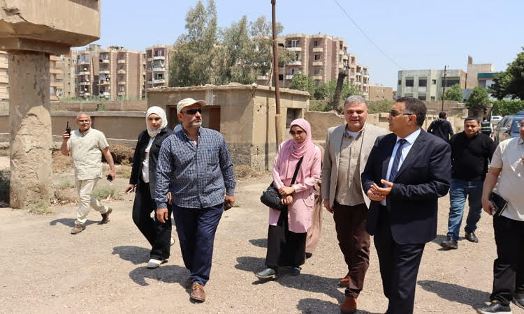 محافظ القليوبية يبحث آليات استثمار أرض محلج القطن الأثري بالقناطر
