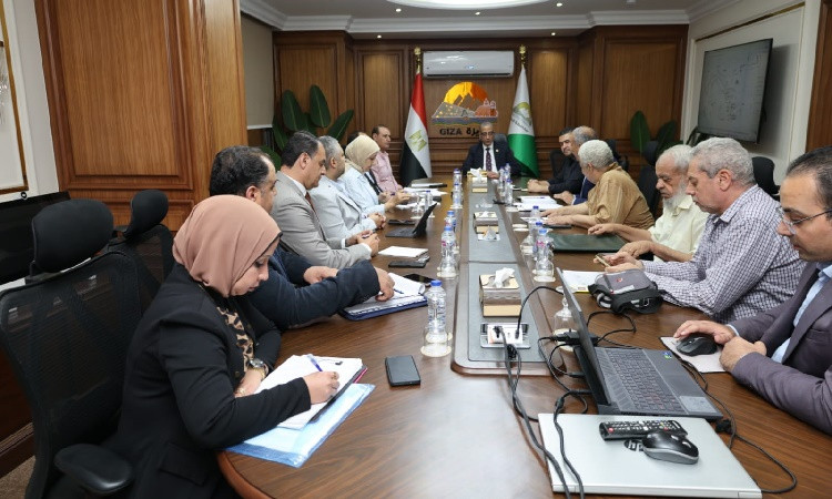 محافظ الجيزة: مشروعات الصرف الصحي الجارية تسهم في تحسين البنية التحتية