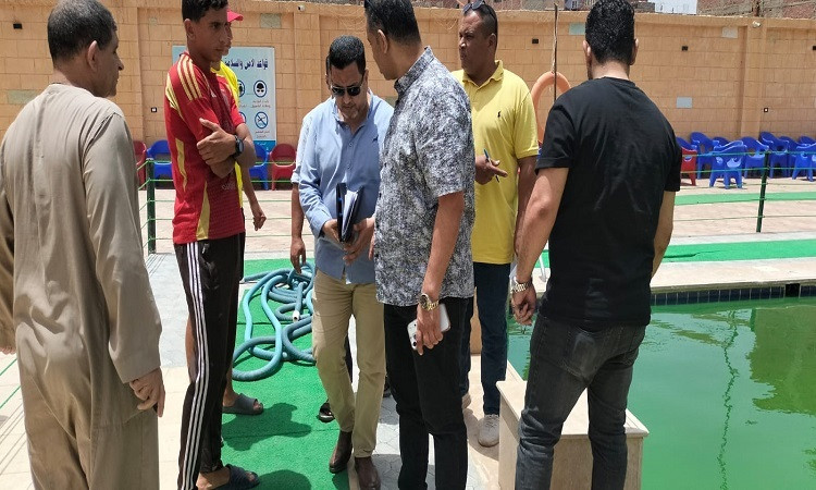 غلق 3 حمامات سباحة مخالفة خلال حملة متابعة موسعة بالقليوبية