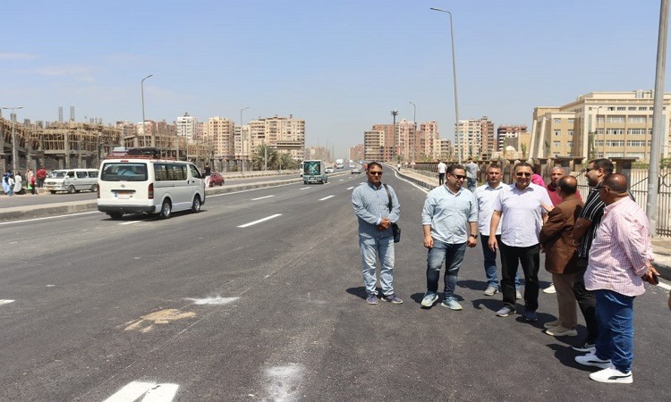 محافظ القليوبية يفتتح طريق بنها الزراعي بعد انتهاء أعمال الصيانة