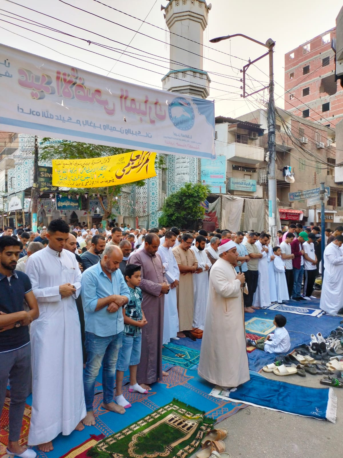 &nbsp;آلاف المواطنين في بني سويف يؤدون صلاة عيد الأضحى&nbsp;