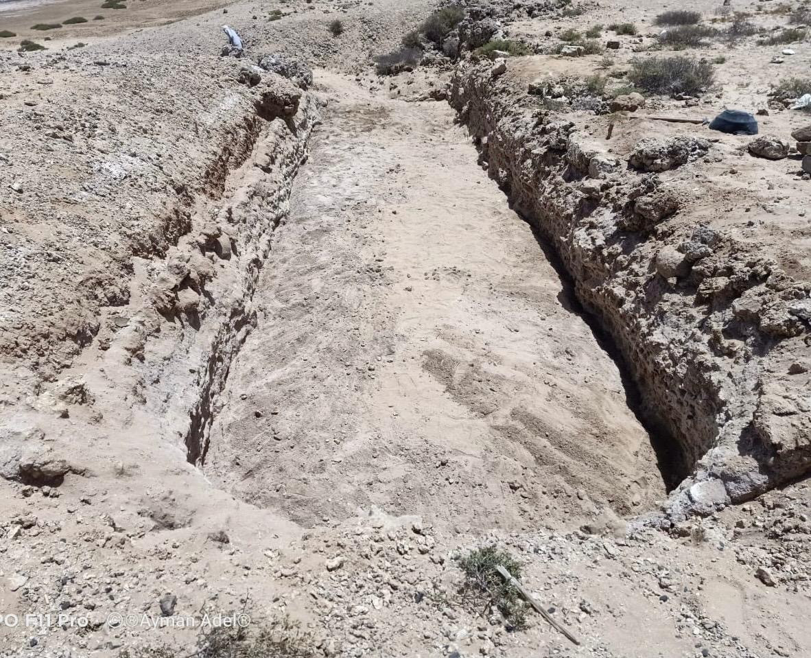 مجموعة من صهاريج المياه والمنشآت الخدمية بميناء عيذاب