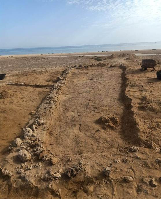 الكشف الأثرى بموقع عيذاب بحلايب