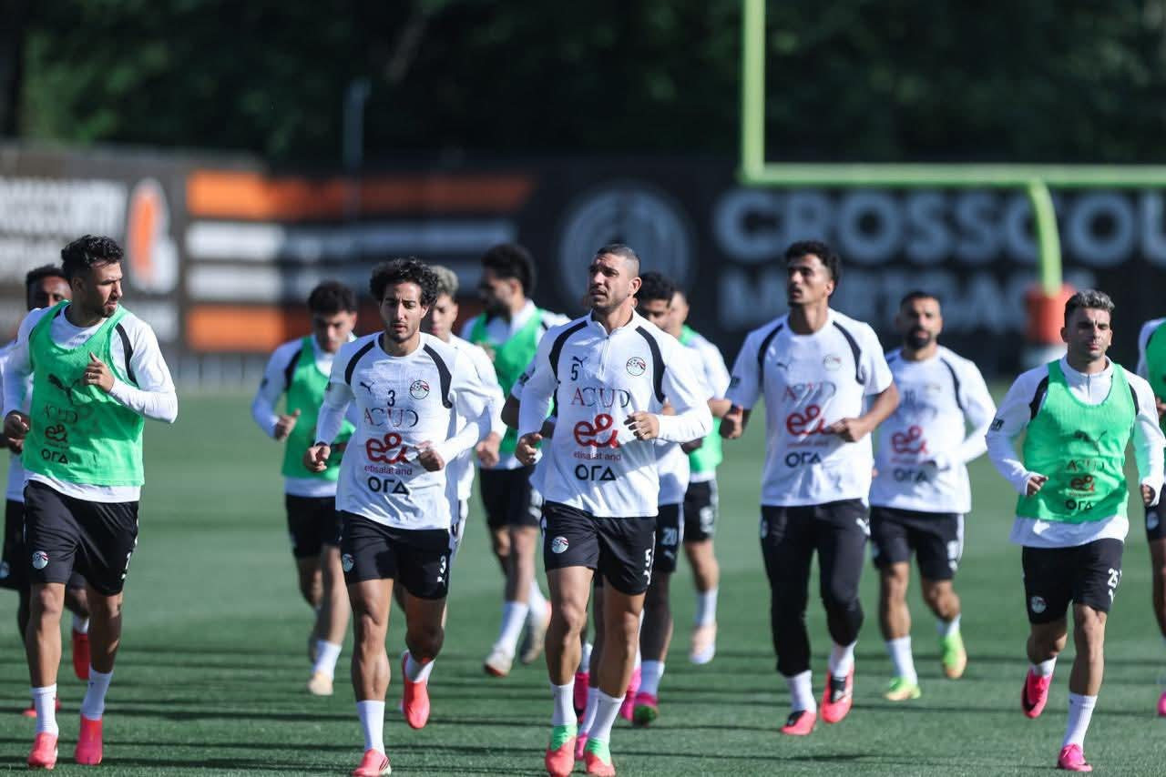 منتخب مصر يخوض مرانه الأول في الولايات المتحدة استعدادا لودية البرازيل