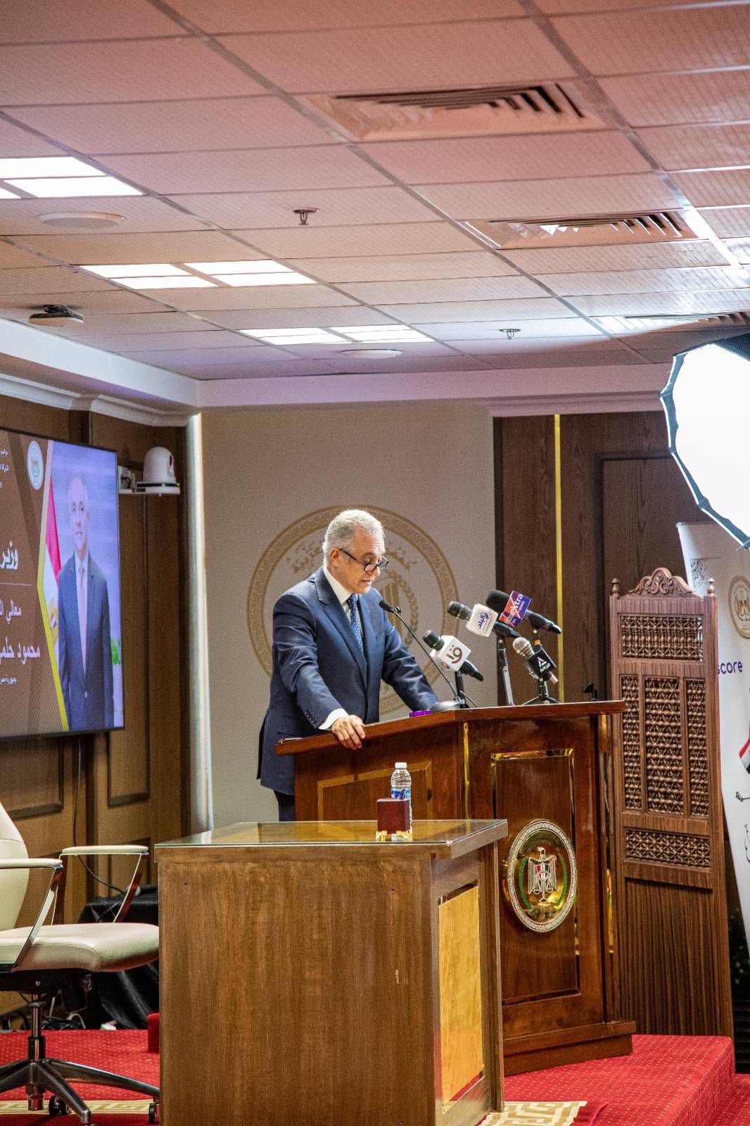 وزير العدل المستشار محمود الشريف