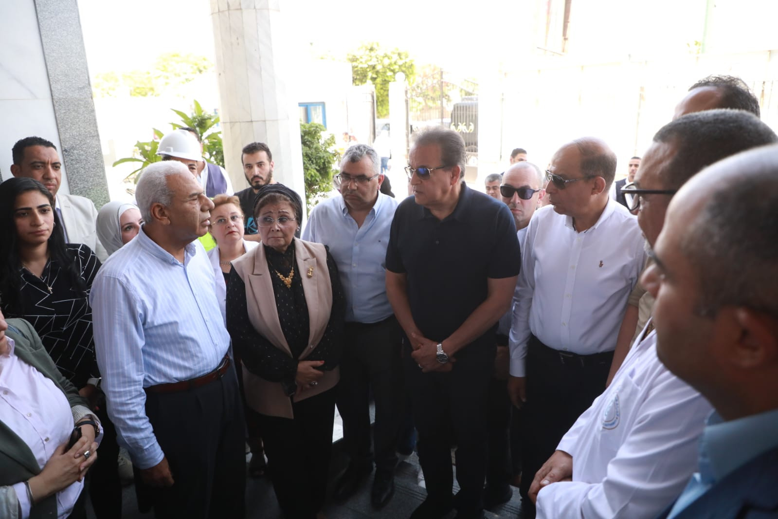 وزير الصحة بمركز اورام المنيا