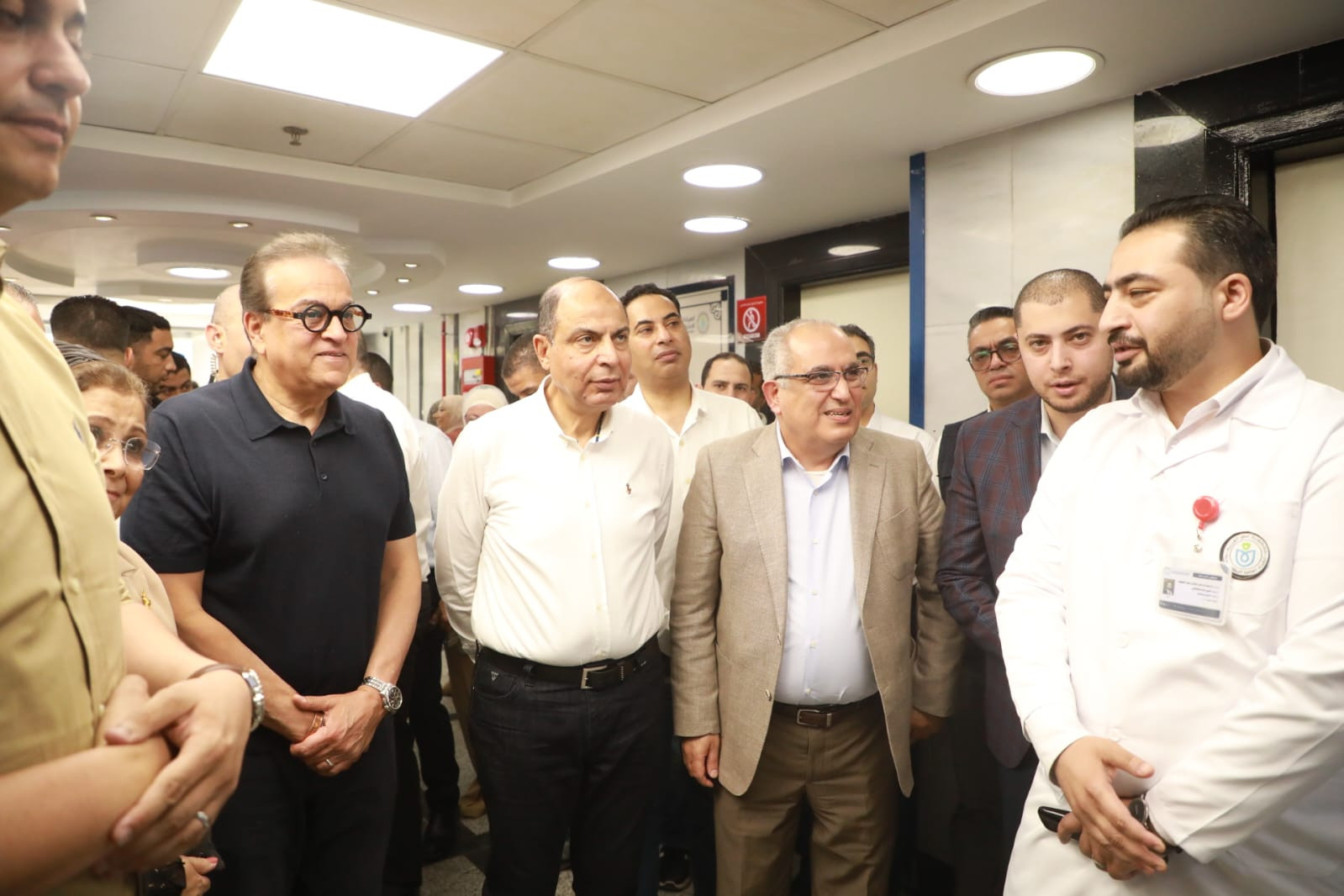 وزير الصحة بمركز اورام المنيا