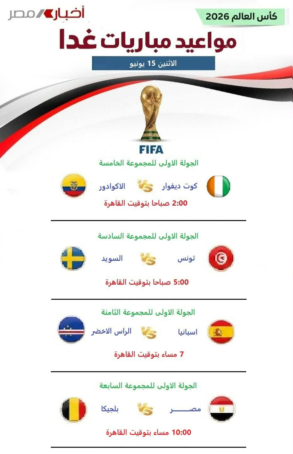 مصر وبلجيكا