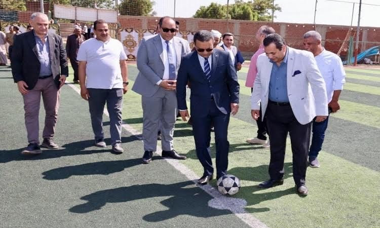 محافظ المنوفية يفتتح ملاعب كرة القدم بقرى دكما وزوير&nbsp;