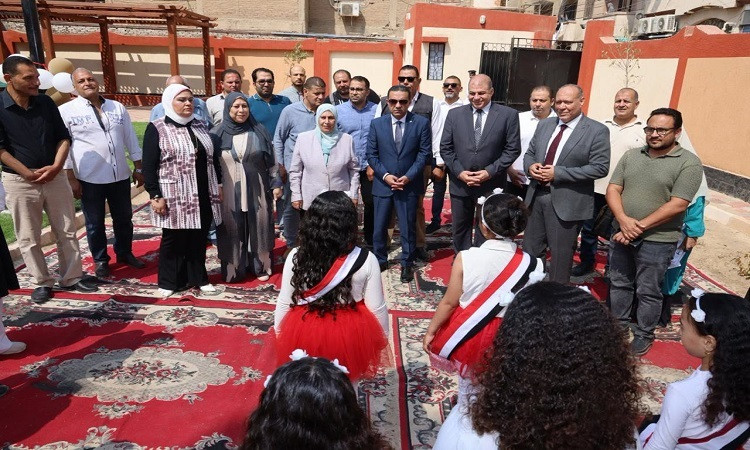 محافظ المنوفية يفتتح عدد من المدارس بمنوف