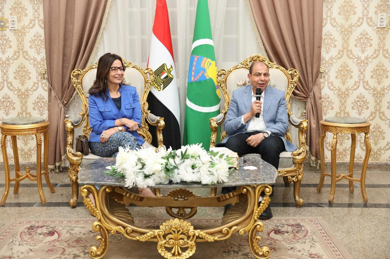 وزيرة الثقافة في المنيا
