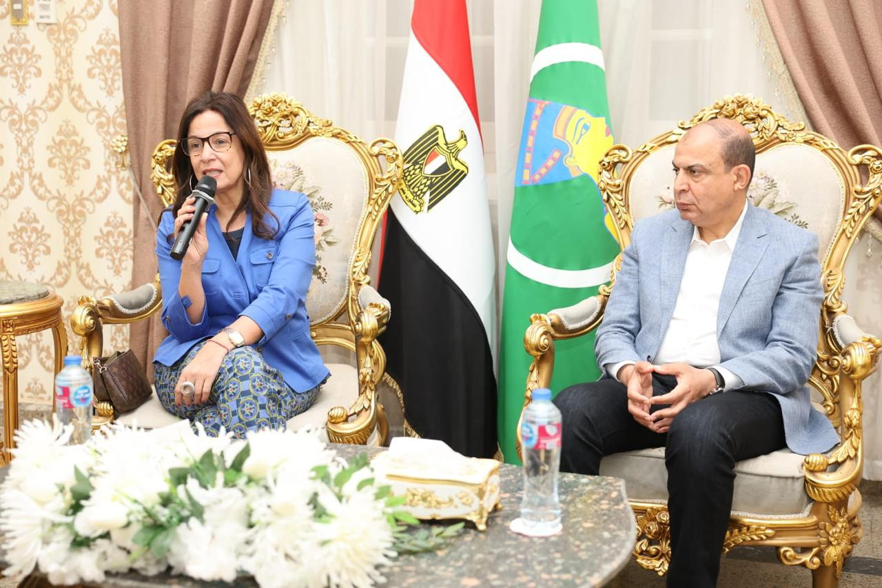 وزيرة الثقافة في المنيا