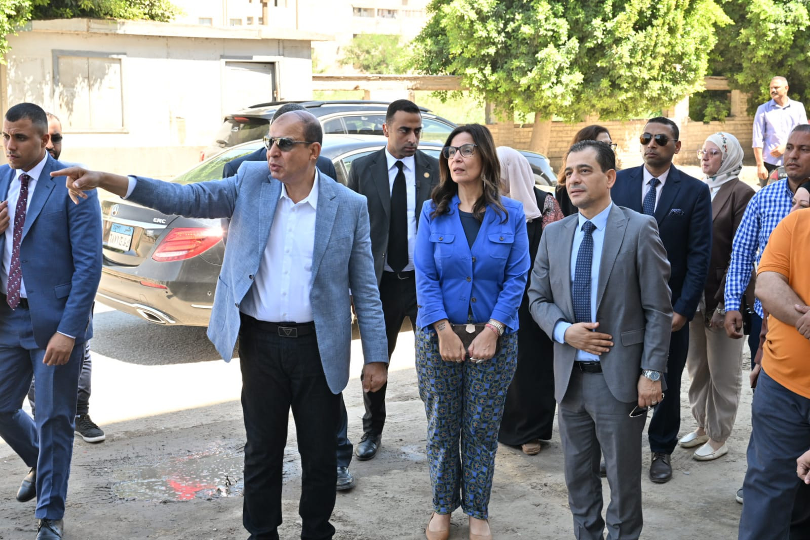 وزيرة الثقافة ومحافظ المنيا