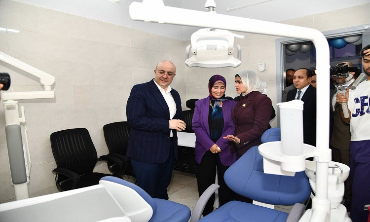 محافظ الفيوم يفتتح وحدة التخاطب والسمعيات ومناظير الحنجرة بالمستشفى ال