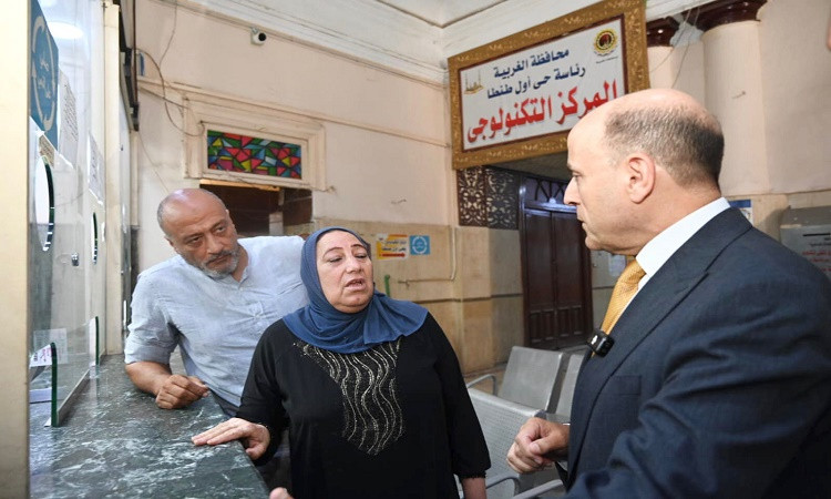 محافظ الغربية:المراكزالتكنولوجية تستقبل طلبات المواطنين طوال أيام الأس