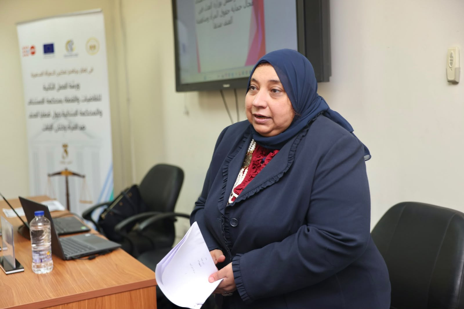 الورشة الثانية للقاضيات والقضاة بالإسكندرية