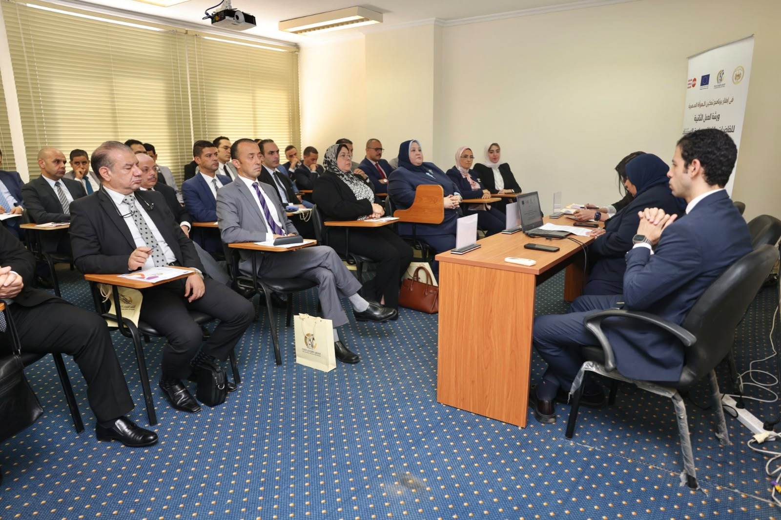 الورشة الثانية للقاضيات والقضاة بالإسكندرية