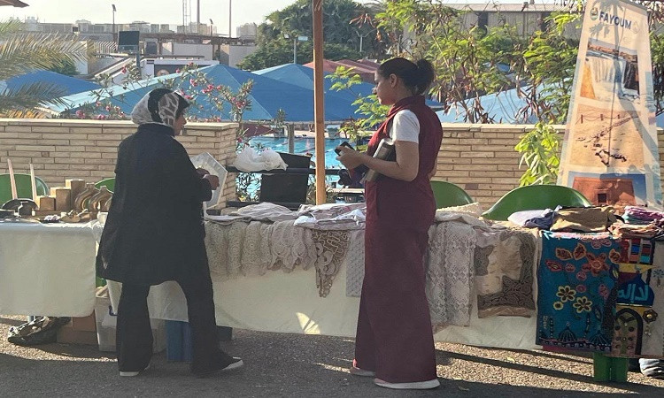 &nbsp;تنظيم معرض للحرف اليدوية والتراثية الفيومية