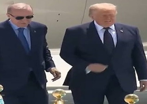 استقبال ترامب  بدمشق