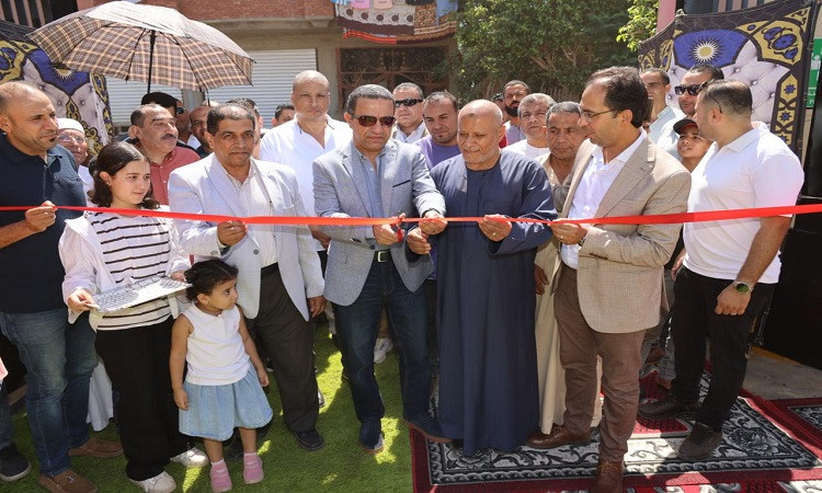 محافظ المنوفية يفتتح مشروعات صرف صحي منيل جويدة وكفرالفرعونية وشنواي