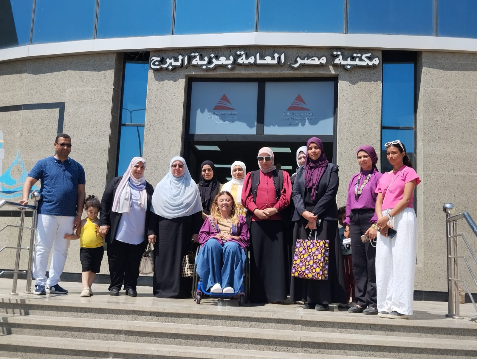 ايمان كريم في مكتبة عزبة البرج