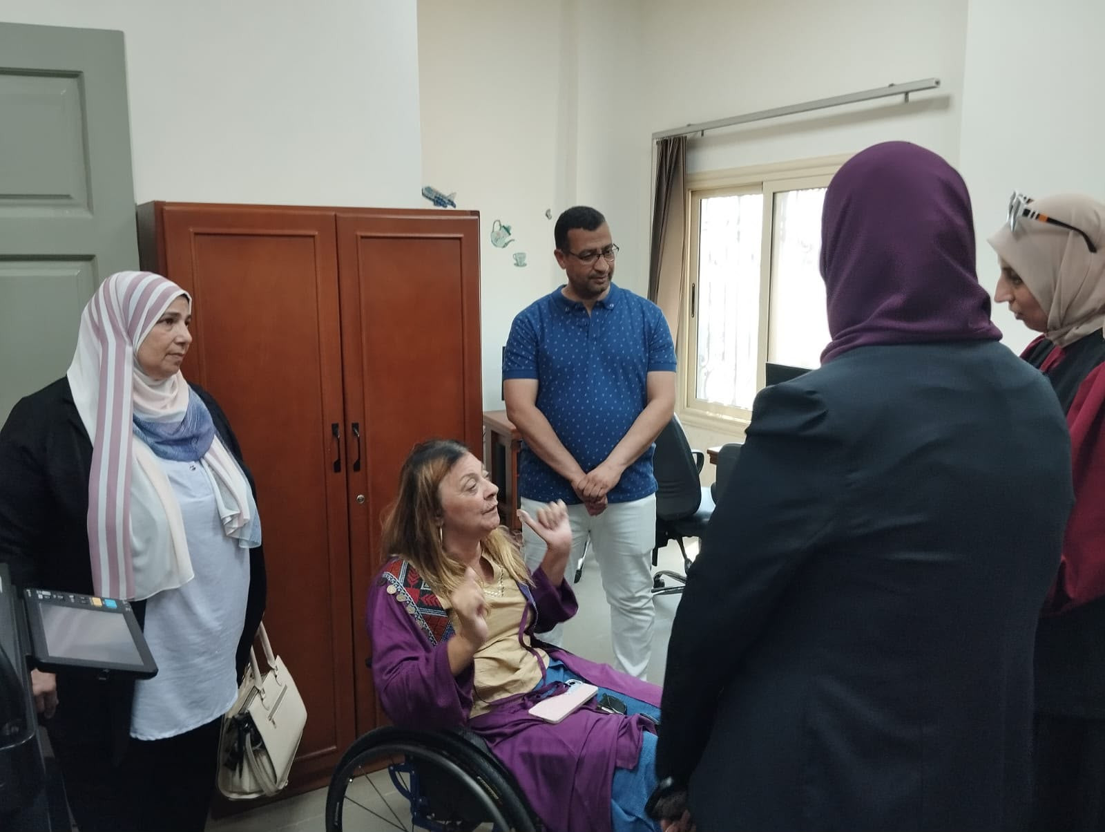 ايمان كريم في مكتبة عزبة البرج