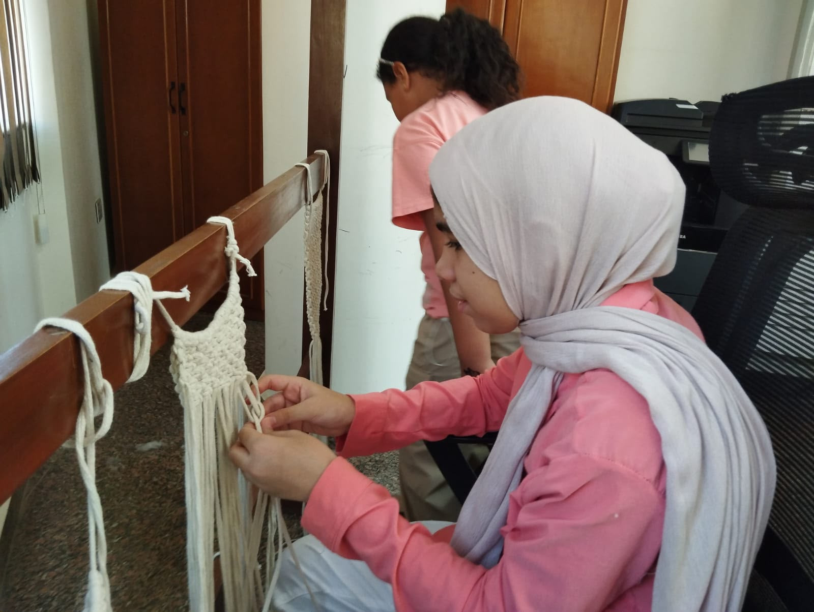 ايمان كريم في مكتبة عزبة البرج