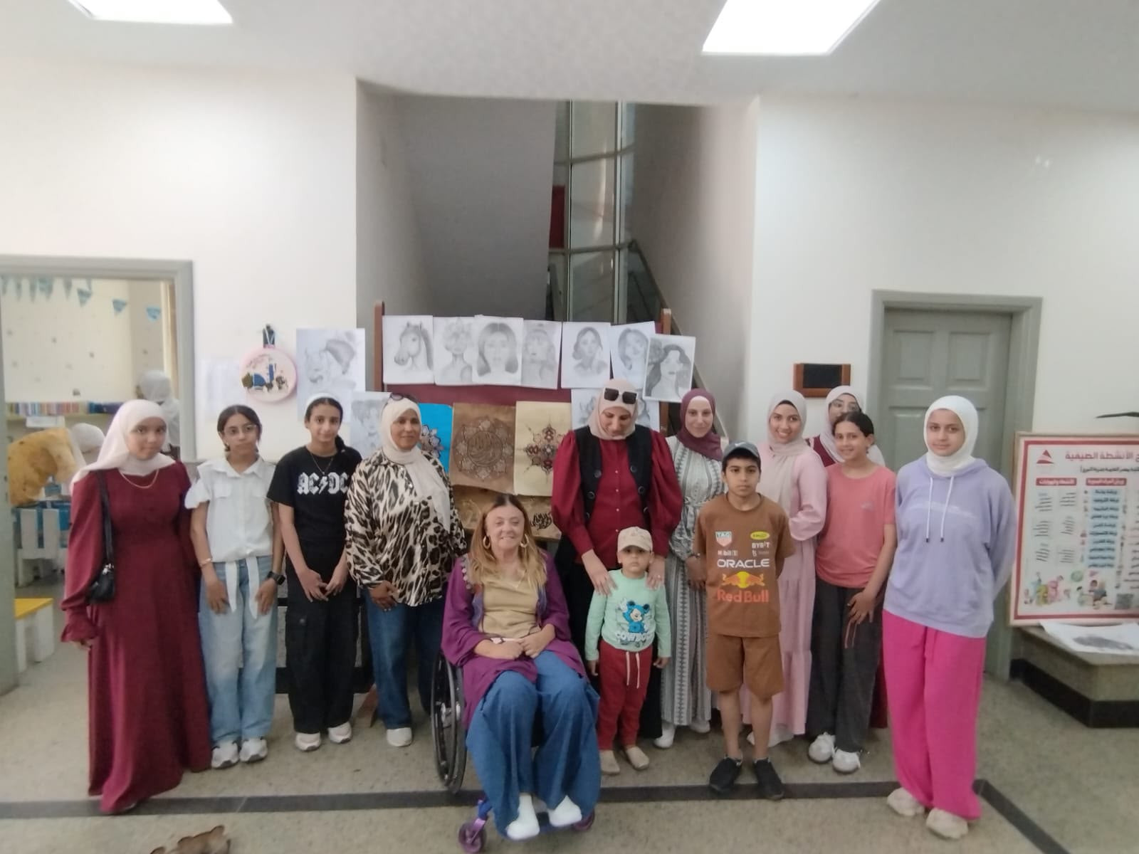 ايمان كريم في مكتبة عزبة البرج