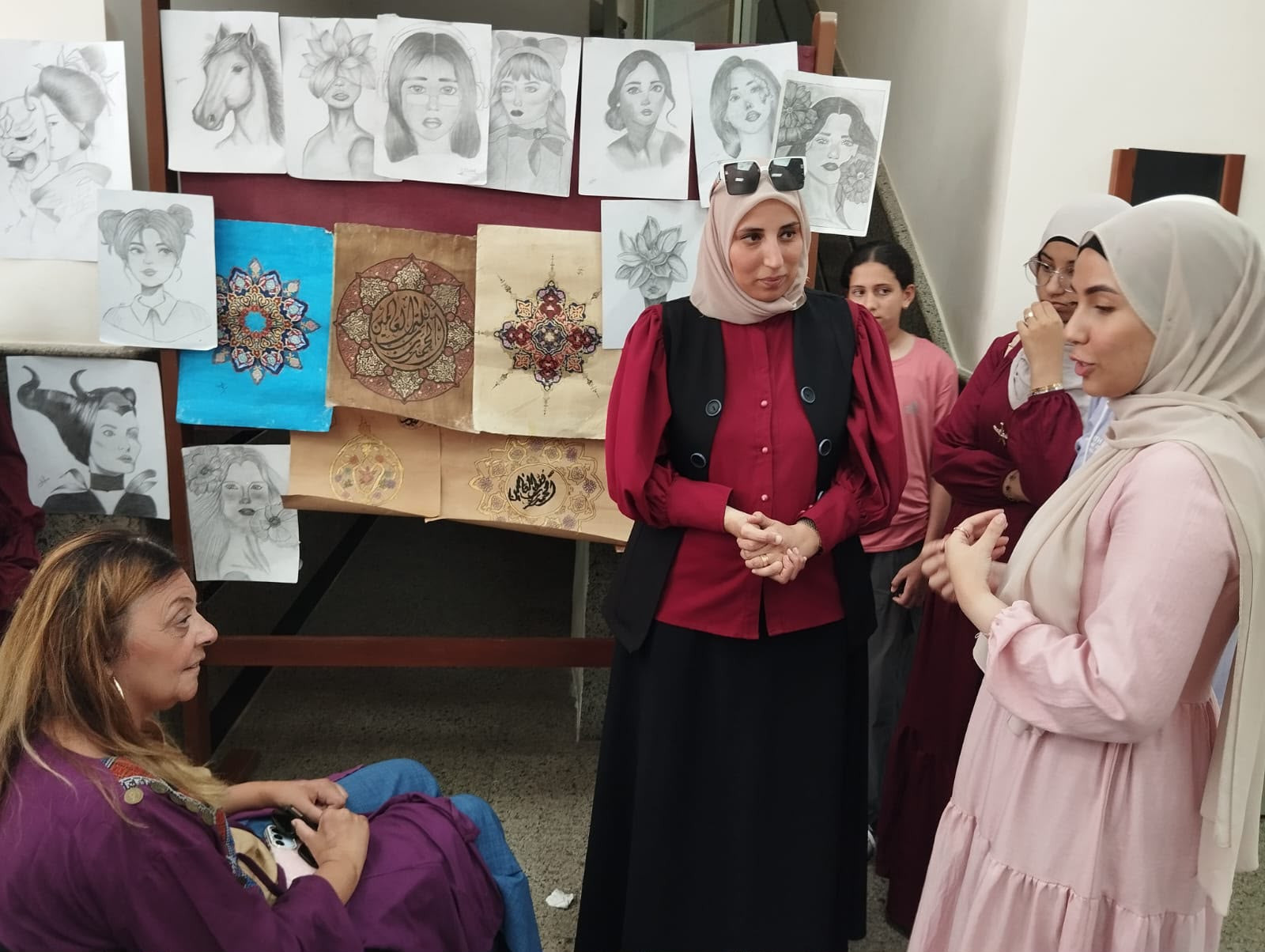 ايمان كريم في مكتبة عزبة البرج