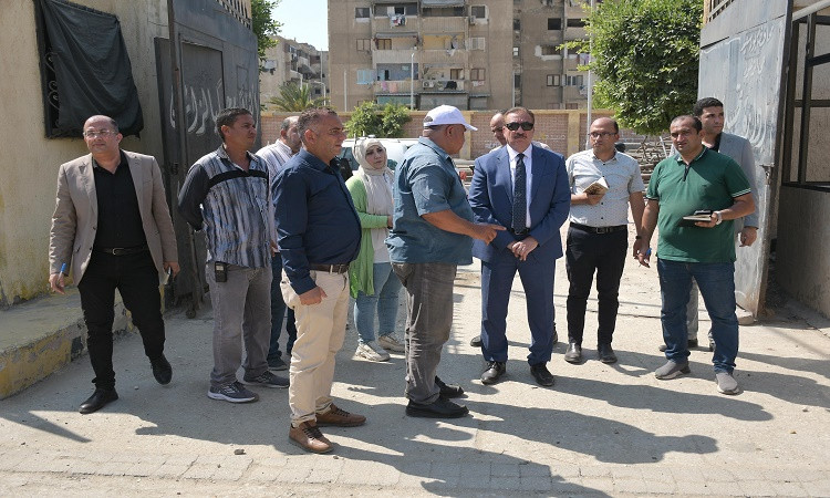 محافظ بورسعيد يتفقد مشتل المحافظة ومبنى الصم والبكم ومبنى تحسين الصحة