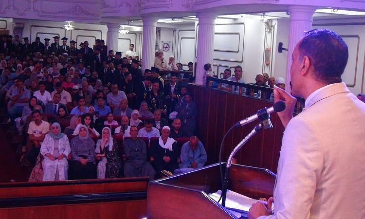 جامعة بني سويف تحتفل بتخرج117طالباً وطالبة من كلية التكنولوجيا