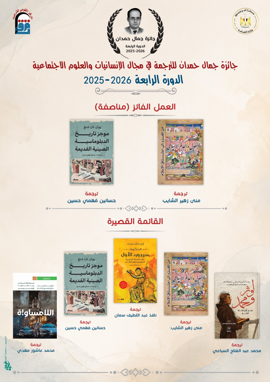 جوائز القومي للترجمة