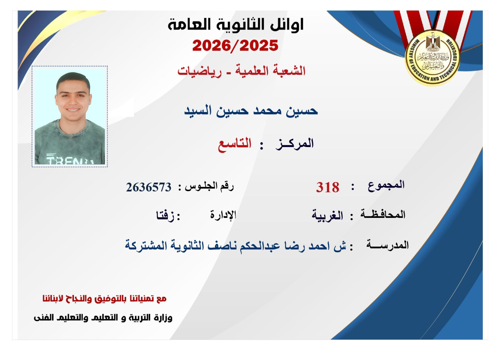صور أوائل الثانوية العامة 2026