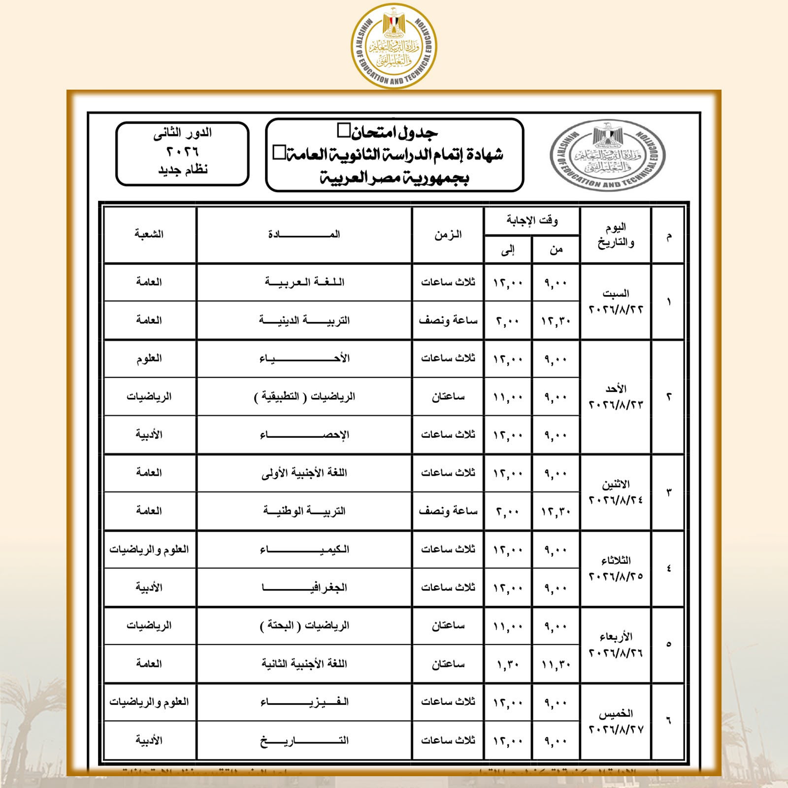 التعليم